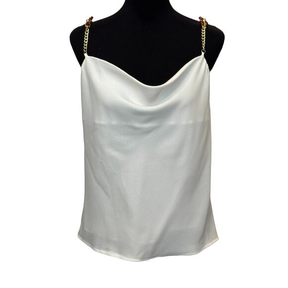 New ~ RIVER ISLAND ~ Cowl Neck Chain Strap Camisole 4 - Picture 4 of 8